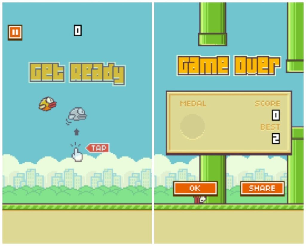 لعبة Flappy Bird تحصد نجاحا كبيرا يربح 50.000$ في اليوم 1 FlappyBird