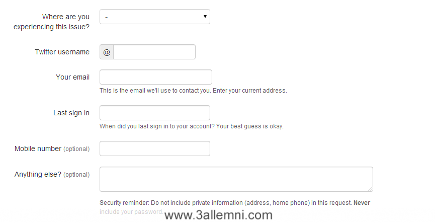 كيفيه استرجاع حسابات تويتر بالطريقه الرسميه 5 4