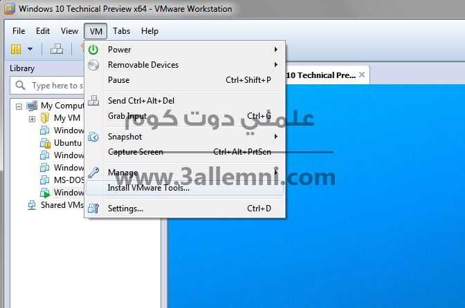 شرح تثبيت Windows 10 كنظام وهمى 1 شرح تثبيت Windows 10 كنظام وهمى 1