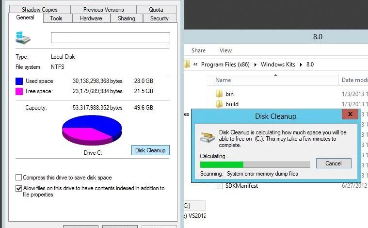 كيفية حذف ملفات الويندوز القديمه وحذف ملف Windows.old 1 حذف ملفات الويندوز القديمه وحذف ملف windows.old