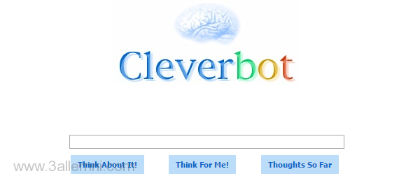 كيفية التحدث مع روبوت علي الانترنت - CleverBot 1 التحدث مع روبوت ذكي علي الانترنت - CleverBot