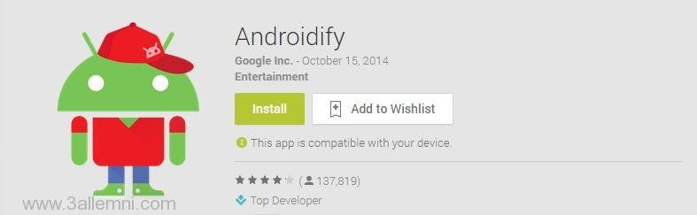تطبيق Androidify لتصميم شخصيه أندرويد خاصه بك 1 تطبيق_Androidify_لتصميم_شخصيه_اندرويد_خاصه_بك