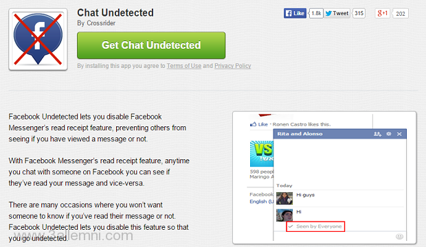 قراءة شات الفيسبوك دون ظهور Seen للطرف الاخر