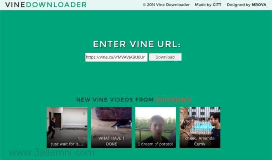 طريقه تحميل الفيديوهات من موقع Vine 1 طريقه_تحميل_الفيديو_من_موقع_Vine