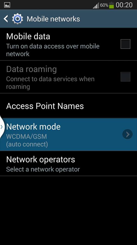 كيفيه حل مشكلة Not Registered On Network لهواتف الاندرويد 4 كيفيه حل مشكلة Not Registered On Network لهواتف الاندرويد