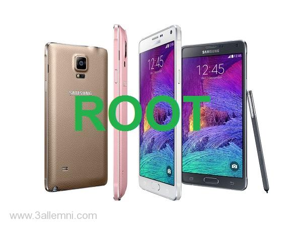 شرح عمل روت لهاتف Galaxy Note 4