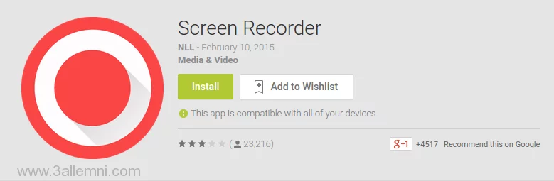 افضل 5 تطبيقات لتسجيل الشاشه للاندرويد