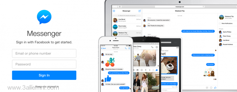 تطبيق المحادثات Messenger الخاص بالفيسبوك اصبح متاحا للويب