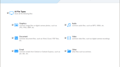 استعادة الملفات المحذوفه من الفلاشه
