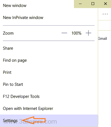 اعدادات متعدده فى متصفح مايكروسوفت ايدج
