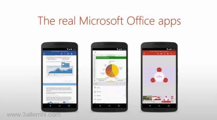 تحميل النسخه الرسميه من Microsoft Office لهواتف الاندرويد 42