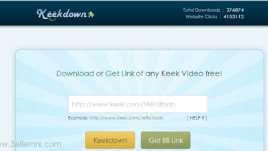 كيفيه تحميل الفيديوهات من موقع Keek 1
