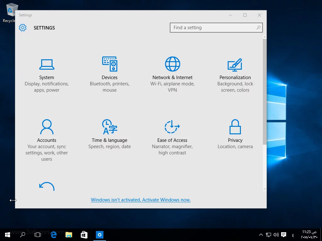 كيفيه تفعيل ويندوز 10 النسخه النهائيه