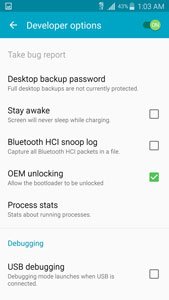 كيفيه عمل روت و تركيب ريكفرى TWRP لجهاز Galaxy Note 5 2 تفعيل Oem Unlock فى Galaxy Note 5