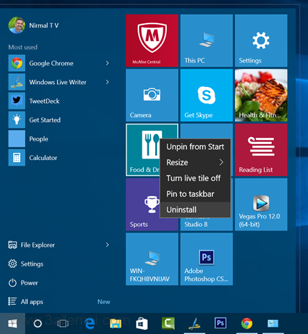 كيفية حذف التطبيقات والبرامج في ويندوز 10 1 حذف-التطبيقات-ويندوز10