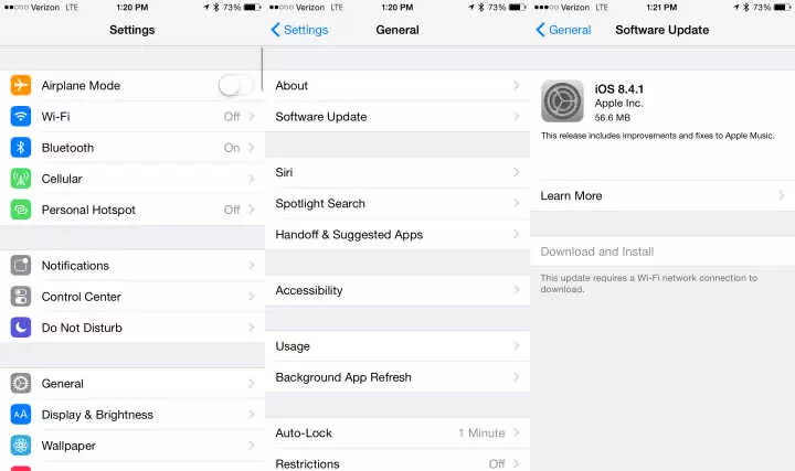 طريقه تحميل و تثبيت iOS 8.4.1 للايفون والايباد 10