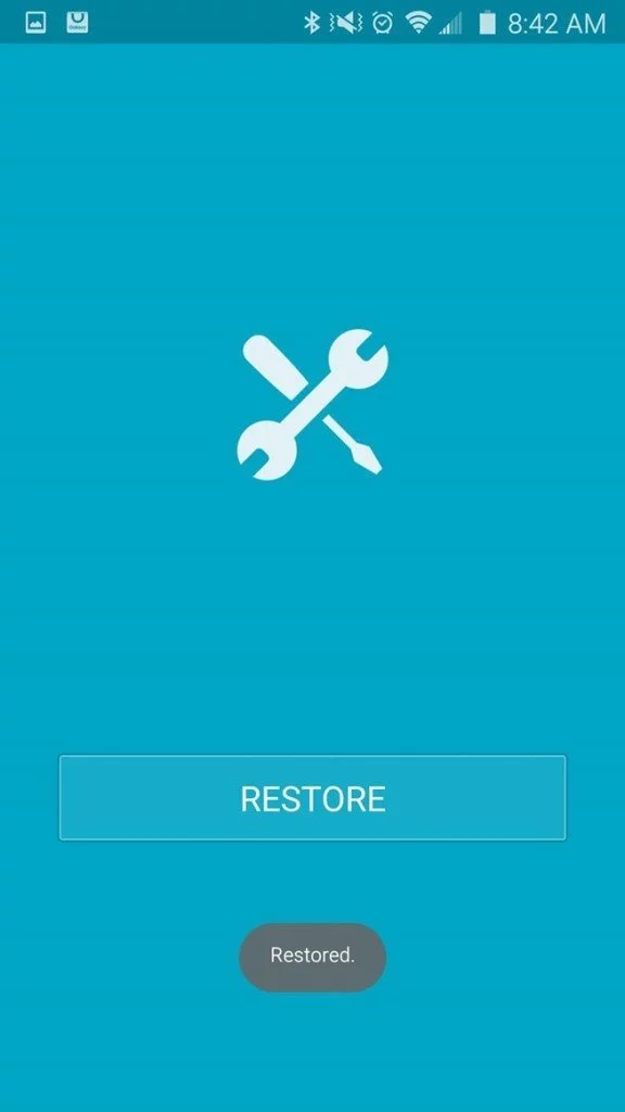 حل مشكلة اختفاء الايقونات من شريط التنبيهات في Samsung Galaxy S6 2 كيفية-استعادة-الايقونات المحذوف