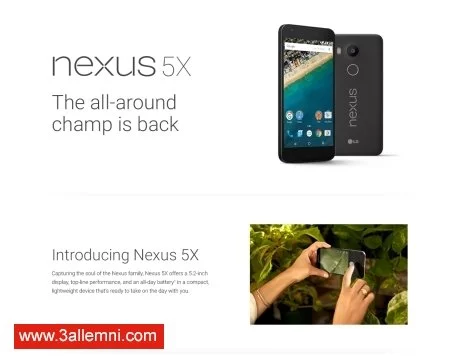 سعر و مواصفات هاتف Nexus 5X 4