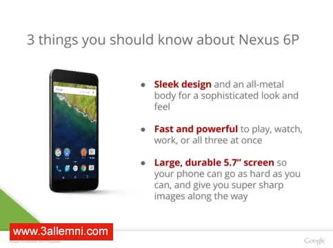 سعر و مواصفات هاتف Nexus 6P 1