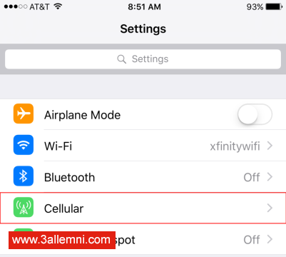 كيفيه إيقاف Wifi Assist فى iOS 9