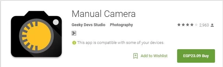 أفضل 6 تطبيقات للكاميرا بديلة لتطبيق الكاميرا الأساسى "أندرويد" 6 manual camera