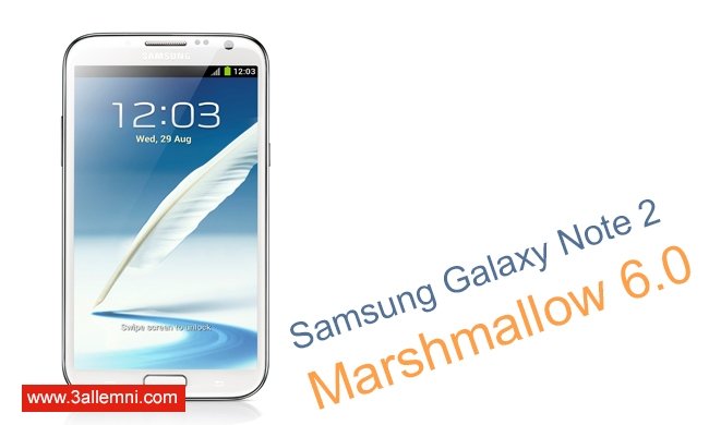 تحميل روم CM13 مارشميلو 6.0 لجهاز Galaxy Note 2 GT-N7100 6