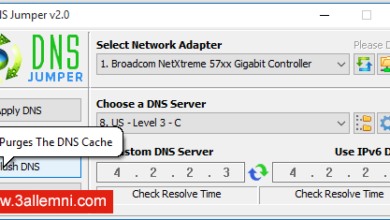 حل مشكلة بطئ الفيس بوك 1 DNS-Changer-2-flush-dns