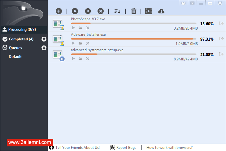 تحميل برنامج EagleGet 2016 2 واجهة-eagleget