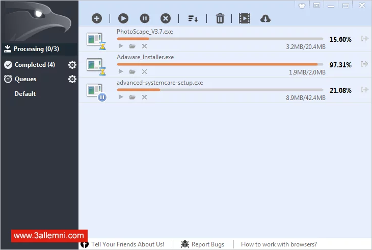 تحميل برنامج EagleGet 2016 2 واجهة-eagleget