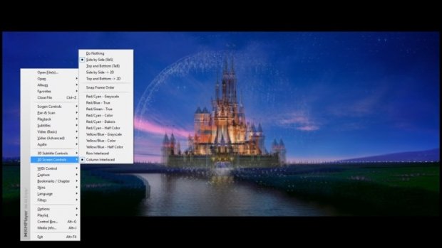 كيفيه تشغيل افلام 3d على الكمبيوتر