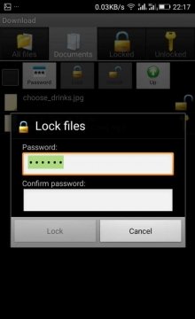 حماية الملفات علي الاندرويد بكلمة سر 4 حماية الملفات علي الاندرويد بكلمة سر 3