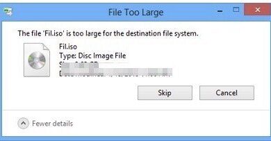 كيفيه حل مشكله "The file is too large for the destination file system" 18 file-too-large-problem