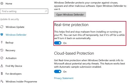 كيفية تعطيل Windows Defender في ويندوز 10 3