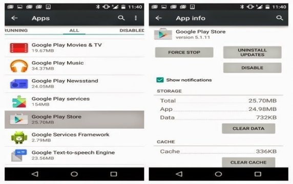 حل مشكلة خطأ في المصادقة فى Play Store 3