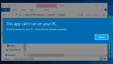 حل مشكلة This app can’t run on your PC في ويندوز 10 5 حل مشكلة This app can’t run on your PC في ويندوز 10 5