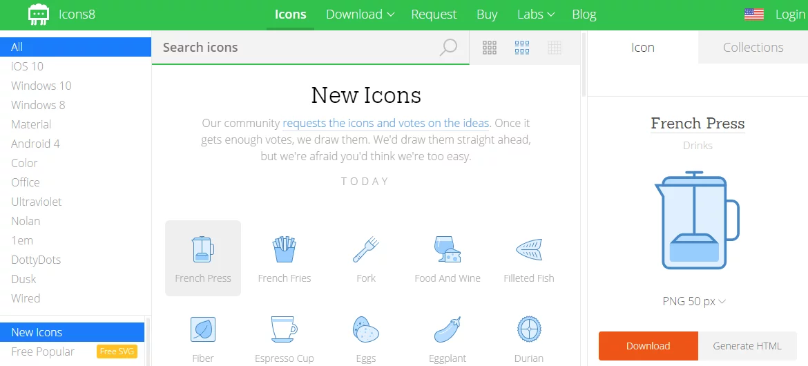 مواقع تحميل ايقونات مجاناً - Download free icons 2