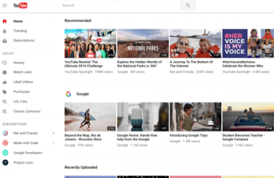 كيفيه تفعيل الشكل الجديد لليوتيوب Material design 1