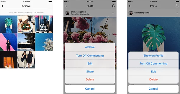 كيف تقوم بأخفاء الصور الخاصة بك في تطبيق إنستجرام Instagram