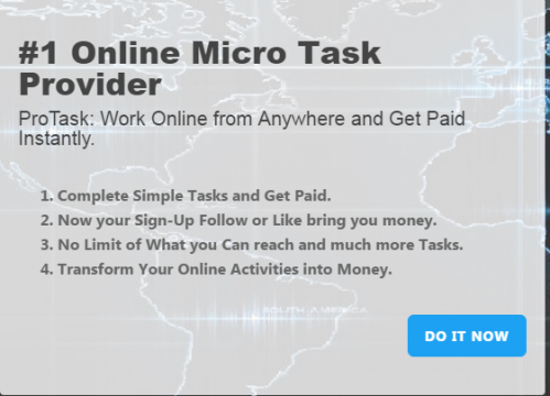 شرح كامل لموقع Protask وكيفيه الربح منه 1