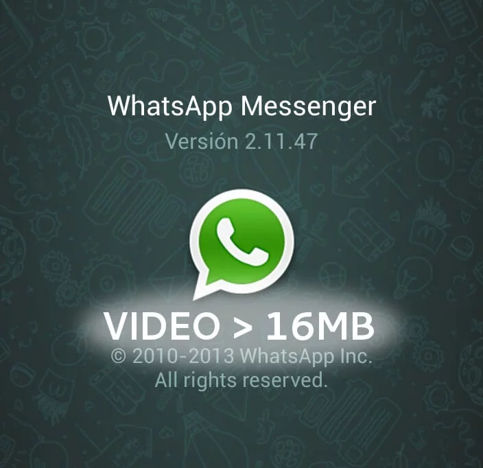 كيف تقوم بأرسال مقاطع فيديو كبيرة الحجم علي تطبيق WhatsApp