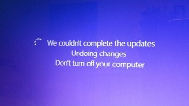 حل مشكله We couldn’t complete the updates اثناء تحديث الويندوز 3 حل مشكله We couldnt complete the updates اثناء تحديث الويندوز