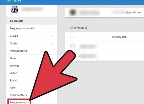 كيفية إسترجاع جهات الإتصال في نظام الأندرويد 1