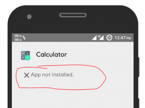 تعرف على أسباب وحلول App not installed في هواتف الأندرويد 1 تعرف على أسباب وحلول App not installed في هواتف الأندرويد 1