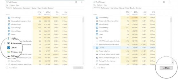 حل مشكلة توقف شريط البحث "Windows Search" في ويندوز 10 3