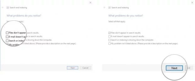 حل مشكلة توقف شريط البحث "Windows Search" في ويندوز 10 8