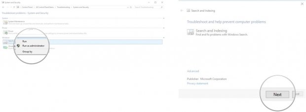 حل مشكلة توقف شريط البحث "Windows Search" في ويندوز 10 6