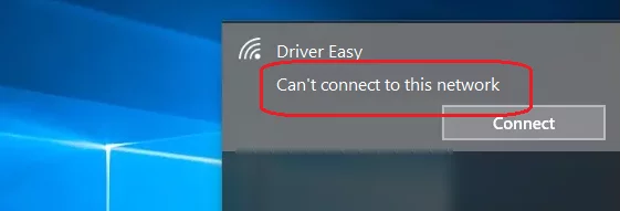 حل مشكلة cannot connect to this network فى ويندوز 10 1