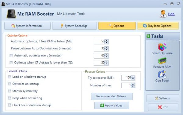 أداة Mz Ram Booster لتحسين أداء الكمبيوتر و اللاب توب 2 أداة Mz Ram Booster لتحسين أداء الكمبيوتر و اللاب توب 3