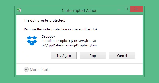 كيفية حل مشكلة القرص محمي ضد الكتابة This disk is write protected 3