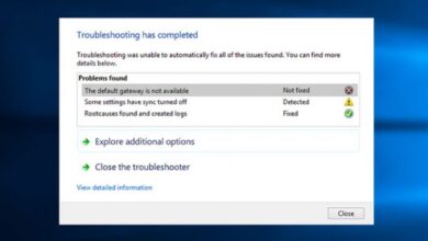 حل مشكلة The Default Gateway Is Not Available في نظام ويندوز 10 27 حل مشكلة The Default Gateway Is Not Available في نظام ويندوز 10 27